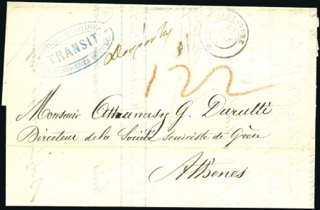 Stamp of Auction catalogues ALEXANDRE: Càd du 12 MAI 57 sur lettre de Constant