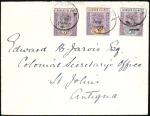 Stamp of Leeward Islands 1902 (Sep 5) Envelope sent within Antigua with 1902