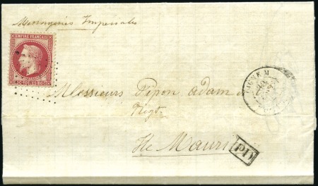 Stamp of Auction catalogues LIGNE M PAQ. FR N°1 du 30 OCT 69 sur lettre de Mar