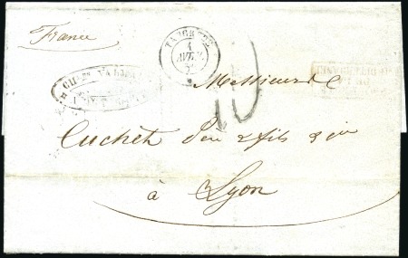 Stamp of Auction catalogues TANCREDE: Càd du 1 AVR 56 sur lettre de Beyrouth p