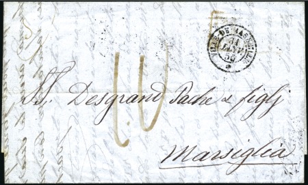 Stamp of Auction catalogues VILLE DE MARSEILLE: Càd du 31 JANV 55 sur lettre d