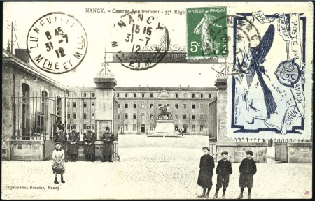 Stamp of France » Poste Aérienne 1910-30 ca Collection de 85 cartes postales avec 1