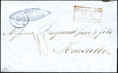 Stamp of Auction catalogues EUROTAS: Càd du 15 JUIN 53 sur lettre de Constanti