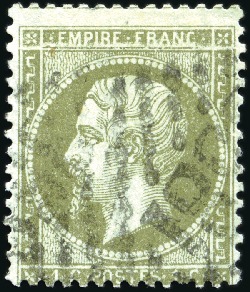 Stamp of France » Collections 1855-74, Collection de 1145 timbres avec variétés,