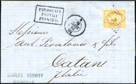 Stamp of Auction catalogues NIL: Càd du 29 SEPT 66 sur lettre de Marseille pou