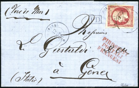 Stamp of Auction catalogues QUIRINAL: Càd du 17 OCT 61 sur lettre de Marseille