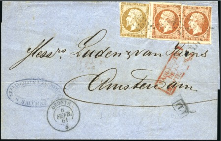Stamp of Auction catalogues ORONTE & LA CLYDE: Càd du 6 FEVR 61 pour le premie