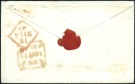 Stamp of Great Britain » 1840 1d Black and 1d Red plates 1a to 11 1840 (May 13) Envelope from London to Dublin, Irel