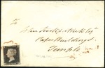 Stamp of Great Britain » 1840 1d Black and 1d Red plates 1a to 11 1840 (May 19) Wrapper sent within London with 1d b