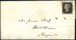 Stamp of Great Britain » 1840 1d Black and 1d Red plates 1a to 11 1840 (May 23) Wrapper from London to Reigate with 