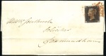 Stamp of Great Britain » 1840 1d Black and 1d Red plates 1a to 11 1840 (May 25) Entire sent within Suffolk from Fram