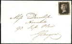 Stamp of Great Britain » 1840 1d Black and 1d Red plates 1a to 11 1840 (May 27) Wrapper sent from Paisley to Glasgow