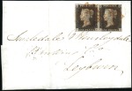 Stamp of Great Britain » 1840 1d Black and 1d Red plates 1a to 11 1840 (May 29) Wrapper sent within Yorkshire from B