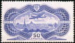 Stamp of France 1936 50F vert et 50F burelé, plus Poste 252 et 269