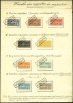 Stamp of France » Colis Postaux 1918-26 Superbe document reprenant les deux séries