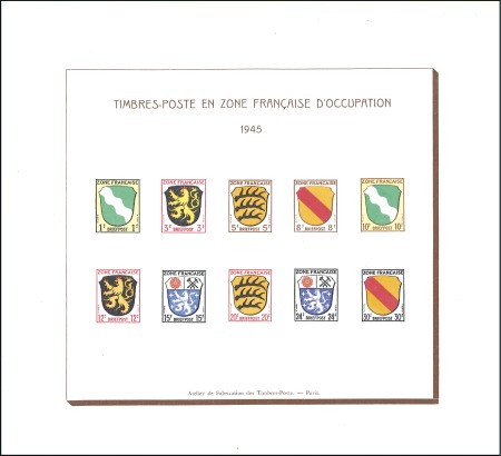 Stamp of France 1939-47, Lot de 32 épreuves de luxe dont 6 collect
