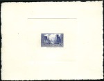 Stamp of France 1929 10F La Rochelle, 3 épreuves d'artiste, toutes
