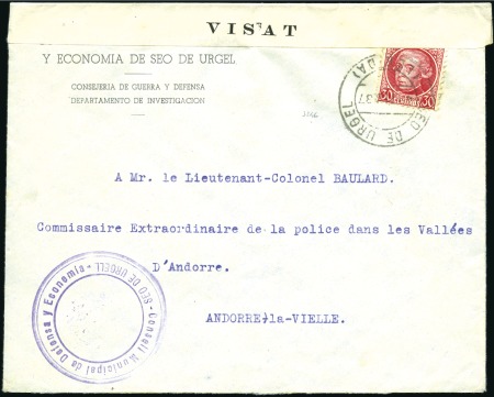 Stamp of Colonies françaises » Andorre (Poste française) 1926-88, Magnifique collection sur les lettres d'A