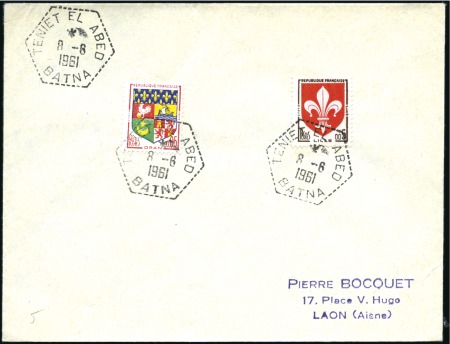 Stamp of Colonies françaises » Algérie 1951-61, Collection d'environ 1100 lettres avec ca