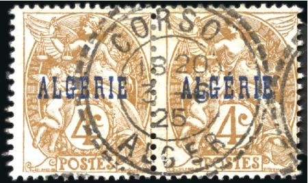 Stamp of Colonies françaises » Algérie 1860-1960, Superbe collection d'oblitération d'Alg