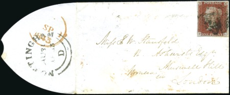 Stamp of Great Britain » 1841 1d Red The Dark Green Maltese Cross of Nottingham

1843