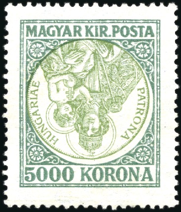 Stamp of Hungary THE FAMOUS INVERTED MADONNA

1923 Madonna & Chil