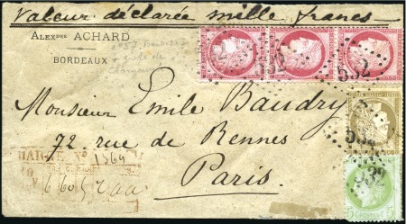 Stamp of France » Collections 1842-91, Plus de 140 lettres surtout des  Empire n