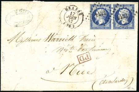 Stamp of France Rare tarif frontalier en 2è échelon pour le COMTE 