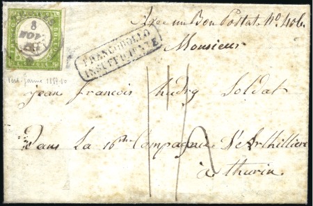 Stamp of Auction catalogues THONES 5c vert, bien margé, obl. càd Thones 08.11.