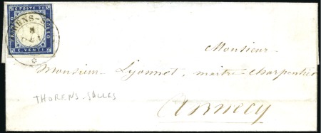 Stamp of Auction catalogues THORENS-SALES 20c obl. càd Thorens-Sales bien marq