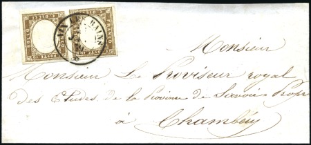 Stamp of Auction catalogues AIX LES BAINS Groupe sur pages avec 8 lettres dont