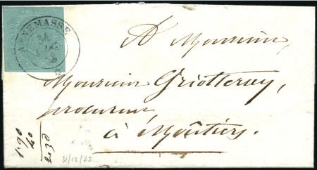 Stamp of Auction catalogues ANNEMASSE 5c vert 2è ém. obl. càd Annemasse 31 dec