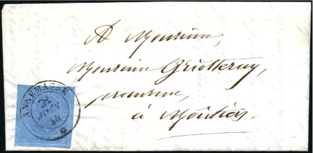 Stamp of Auction catalogues ANNEMASSE 20c bleu 2è ém. obl. càd Annemasse 21 ju