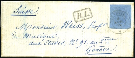 Stamp of Auction catalogues BONNEVILLE càd 3 nov 53 sur 20c 2è ém. sur lettre 