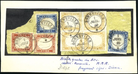 Stamp of Auction catalogues BONNEVILLE Extraordinaire BLOC DE QUATRE du 80c or