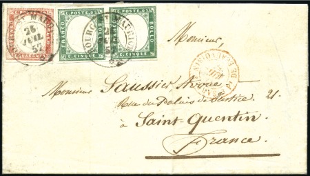 Stamp of Auction catalogues BOURG ST MAURICE càd 25 juil 57 sur 5c vert en pai