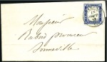 Stamp of Auction catalogues CHAMONIX Deux lettre de 1859 avec 20c bleu bien ma