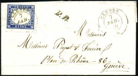 Stamp of Auction catalogues CLUSES 20c belles marges obl. Cluses 7 jan 59 sur 