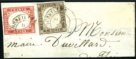 Stamp of Auction catalogues CRUSEILLES Les 5 timbres de la 4è ém., tous obl. c