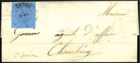 Stamp of Auction catalogues S. GENIX 20c bleu 2è ém. obl. càd S. Genix 3 mai 5