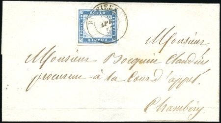 Stamp of Auction catalogues 1854-1860, Collection de 29 lettres avec timbres s