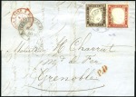 Stamp of Auction catalogues 1854-1860, Collection de 29 lettres avec timbres s
