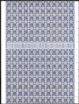 Stamp of Palestine and Holy Land » E.E.F & British Administration PALESTINETrial Overprint in Part-Sheets from t