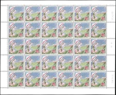 Stamp of Colonies françaises » Monaco 1963 Centenaire du Football, 4c Stade Louis XI san