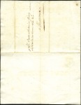 Stamp of Colonies françaises » Monaco 1752 Honoré III, Lettre pour Menton "Il Principe d