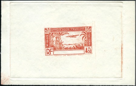 Stamp of Colonies françaises » Côte-d'Ivoire 1940 Poste Aérienne, 7 épreuves sans nom de pays e