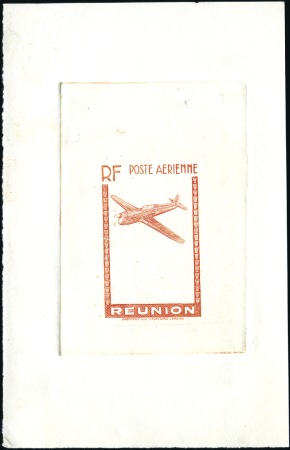 Stamp of Colonies françaises » Réunion 1938 Poste Aérienne, 5 épreuves sans faciale en di