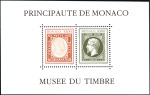 Stamp of Colonies françaises » Monaco 1992 Musée du Timbre, bloc-feuillet sans cachet à 