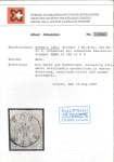 Stamp of Switzerland / Schweiz » Sitzende Helvetia Ungezähnt » 1857-62 Berner Druck, Dickes Papier 2Rp grau mit Rundstempel BERN 14 JAN 63 entwertet,