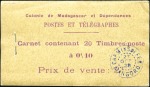 Stamp of Colonies françaises » Madagascar (Poste française) 1908-27, Lot de 11 carnets : Maury 1, 4 (x2), 5 (x